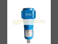 Εξατομικευμένοι διαχωριστές νερού 3.0Mpa για σύστημα αεροσυμπιεστή Λειτουργούν σε θερμοκρασία 1.5-80ºc Ανήκουν στη θερμοκρασία λειτουργίας