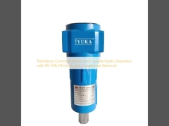 Αντοχή στη Διάβρωση Εσωτερικά και Εξωτερικά του Υδροδιαχωριστή με 99,73% Απόδοση και Απομάκρυνση Συμπυκνωμάτων