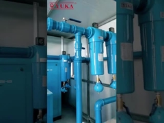 Φίλτρο συμπιεσμένου αέρα με διάρκεια ζωής στοιχείου 6000-8000 ωρών και χαμηλή απώλεια πίεσης 0,25 bar